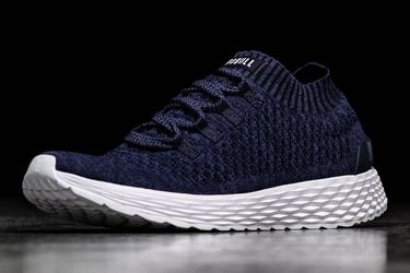 Chaussures Running Nobull Knit Runner Homme Bleu Marine | JC3085176