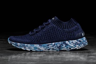 Chaussures Running Nobull Knit Runner Homme Bleu Marine | QR8734195