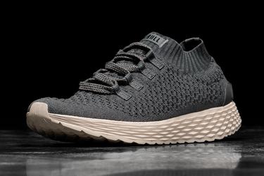 Chaussures Running Nobull Knit Runner Homme Grise Foncé Blanche | XI6940125