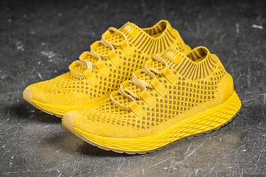Chaussures Running Nobull Knit Runner Homme Citron | YB0483251