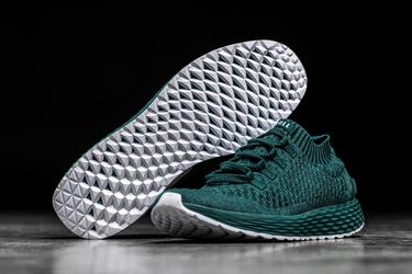 Chaussures Running Nobull Knit Runner Homme Turquoise Foncé | YE9425708
