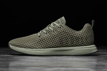 Chaussures Running Nobull Mesh Runner Femme Vert Olive Foncé | GI2608375