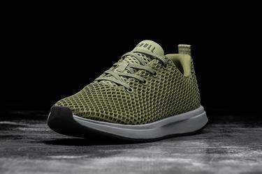Chaussures Running Nobull Mesh Runner Femme Vert Olive | GI2860473