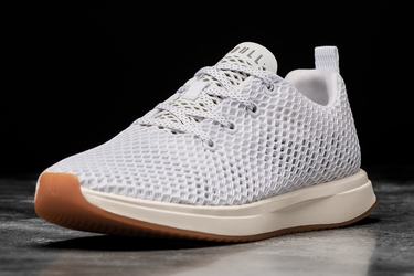 Chaussures Running Nobull Mesh Runner Femme Blanche | YJ4276351