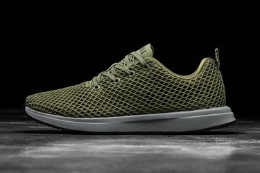 Chaussures Running Nobull Mesh Runner Homme Vert Olive | PN0652318