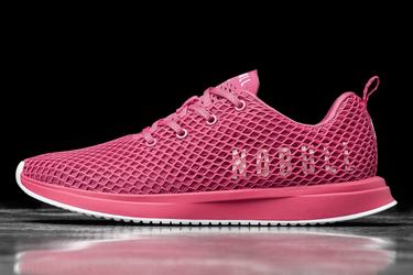 Chaussures Running Nobull Mesh Runner Homme Fushia | UI2304657