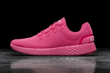 Chaussures Running Nobull Neon Ripstop Runner Femme Rose | UJ0421538