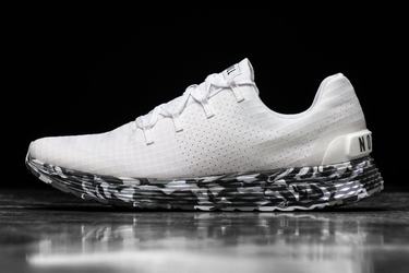 Chaussures Running Nobull Ripstop Runner Homme Blanche Grise | JF3892674