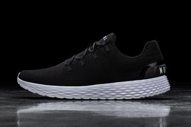 Chaussures Running Nobull Ripstop Runner Homme Noir Blanche | VC5408921