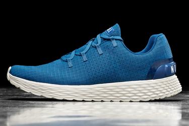 Chaussures Running Nobull Ripstop Runner Homme Azur Blanche | VS0168329