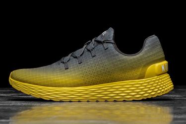 Chaussures Running Nobull Ripstop Runner Femme Grise Foncé Citron | WI4851730