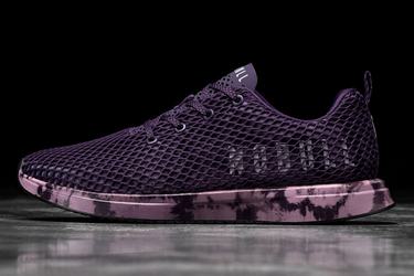 Chaussures Running Nobull Tie-Dye Mesh Runner Femme Violette Foncé | KH2968543
