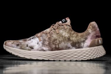 Chaussures Running Nobull Tie-Dye Ripstop Runner Femme Marron Kaki | IP8794603