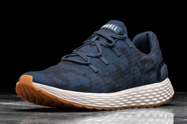 Chaussures Running Nobull Tie-Dye Ripstop Runner Homme Bleu Marine | XV1736280