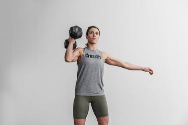 Debardeur Nobull Crossfit® High-Neck Tank Femme Grise | FH5317408