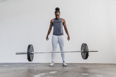 Debardeur Nobull Crossfit® High-Neck Tank Femme Grise Foncé | GA1263907