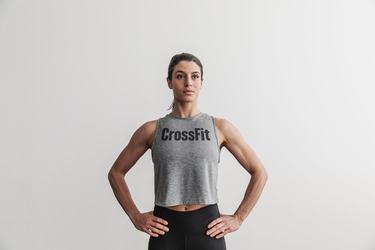 Debardeur Nobull Crossfit® Muscle Tank Femme Grise | SY9132087