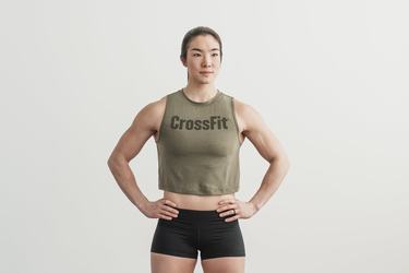 Debardeur Nobull Crossfit® Muscle Tank Femme Vert | ZB2064358