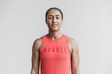Debardeur Nobull High-Neck All Love Tank Femme Rouge | ML8052169
