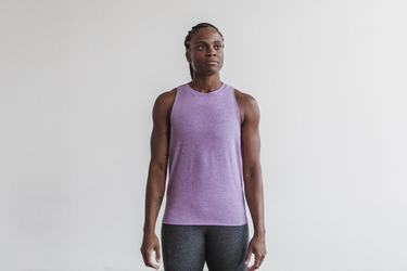 Debardeur Nobull High-Neck Tank Bright Colors Femme Violette | WF6132897