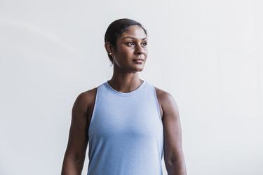 Debardeur Nobull High-Neck Tank Bright Colors Femme Bleu | XH6958310