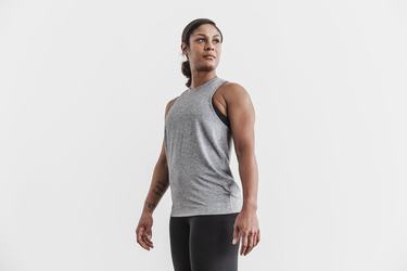 Debardeur Nobull High-Neck Tank Classic Colors Femme Grise | BH9321786