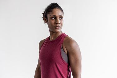 Debardeur Nobull High-Neck Tank Classic Colors Femme Rouge | FK5709382