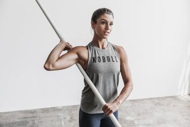 Debardeur Nobull High-Neck Tank Classic Colors Femme Grise | HF4652987