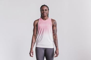 Debardeur Nobull High-Neck Tank Femme Rose | TJ7835601