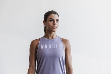 Debardeur Nobull High-Neck Tank Seasonal Colors Femme Lavande | FU2810364