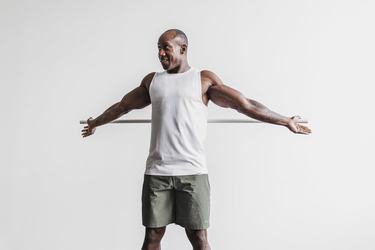 Debardeur Nobull Lightweight Tank Homme Blanche | TX5283014