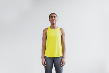 Debardeur Nobull Lightweight Textured Tank Neon Femme Jaune Camouflage | XG6294073
