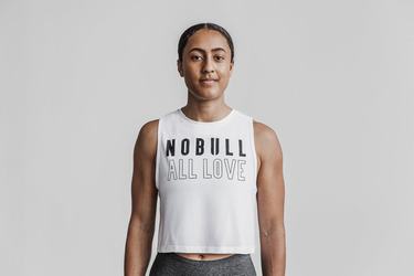 Debardeur Nobull Muscle All Love Tank Femme Blanche | YO9178436