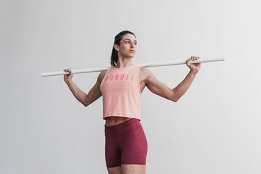 Debardeur Nobull Muscle California Tank Femme Corail Clair | JC9324760