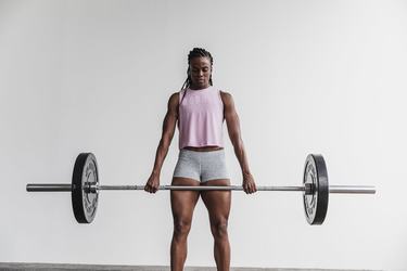 Debardeur Nobull Muscle Miami Tank Femme Rose | DN9160837