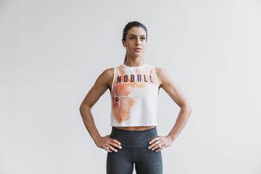 Debardeur Nobull Muscle Tank Femme Doré | NJ4723915