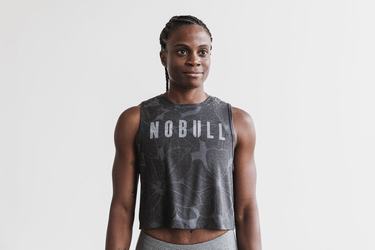 Debardeur Nobull Muscle Tank Femme Grise | FQ6073481