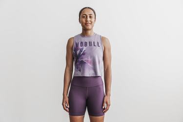 Debardeur Nobull Muscle Tank Femme Lavande | CF5914782
