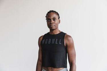 Debardeur Nobull Muscle Tank Femme Noir | ZM4603159