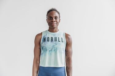 Debardeur Nobull Muscle Tank Femme Vert | IB2394107