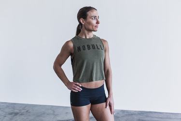 Debardeur Nobull Muscle Tank Femme Vert | JD8329576
