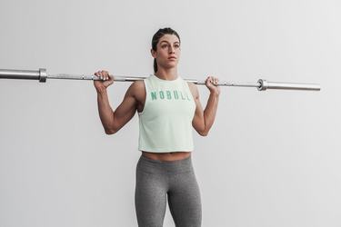 Debardeur Nobull Muscle Tank Femme Vert | VO1204365