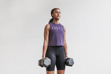 Debardeur Nobull Muscle Tank Femme Violette Foncé | HV9203746
