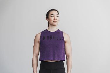 Debardeur Nobull Muscle Tank Femme Violette | KV3078495