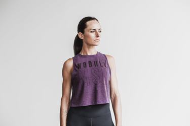 Debardeur Nobull Muscle Tank (Madison) Femme Violette | GK7629815