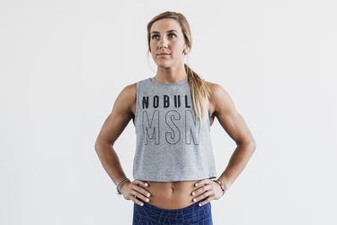 Debardeur Nobull Muscle Tank (Madison) Femme Grise | OH1564978