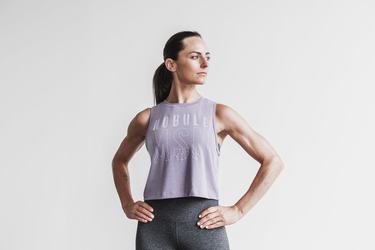 Debardeur Nobull Muscle Tank (Madison) Femme Lavande | XG3486079