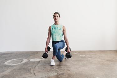 Debardeur Nobull Muscle Tank Tie-Dye Femme Turquoise Clair | XI5948703