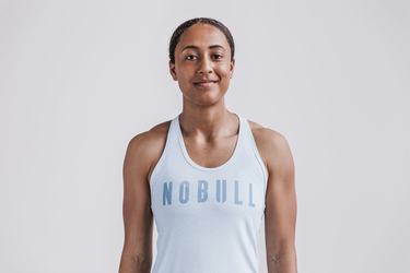 Debardeur Nobull Racerback Tank Femme Bleu | CN2468957