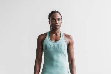 Debardeur Nobull Racerback Tank Femme Bleu | KZ2875930